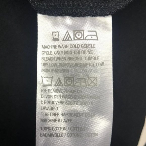 LOGO by Lori Goldstein Cotton Top in Black - Size Extra Small - Picture 5 of 5